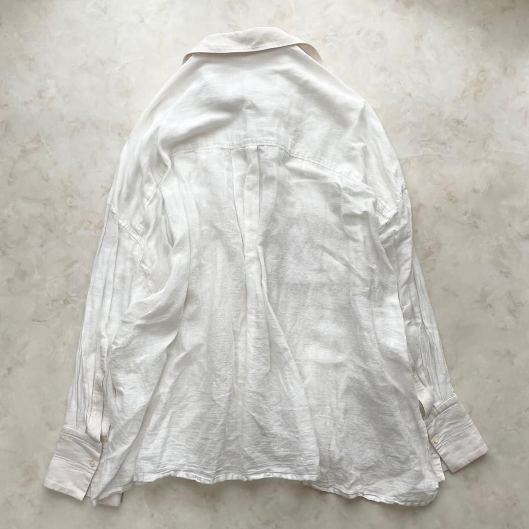 Chaos リネン　コットン　オーバーサイズシャツ　ドロップショルダー