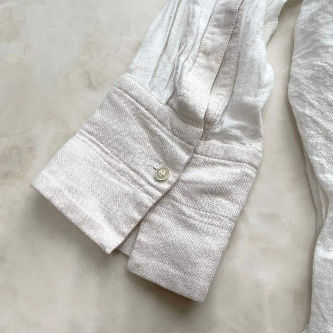 Chaos リネン　コットン　オーバーサイズシャツ　ドロップショルダー