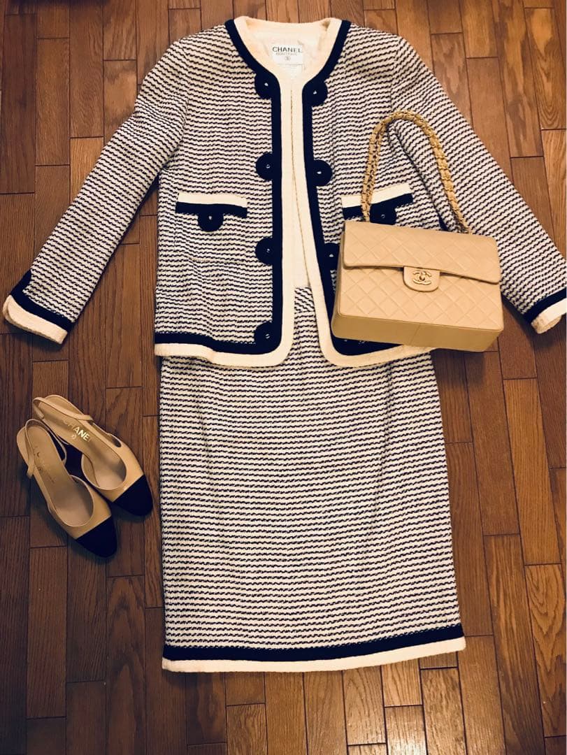 ◆お値下げ◆超美品◆シャネルツイードスーツ◆入学式卒業式にも◆ヴィンテージ