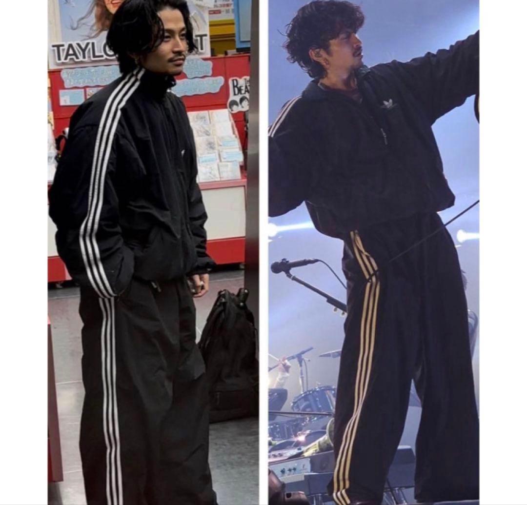 IV9318 adidas Adilenium オーバーサイズ トラックパンツ