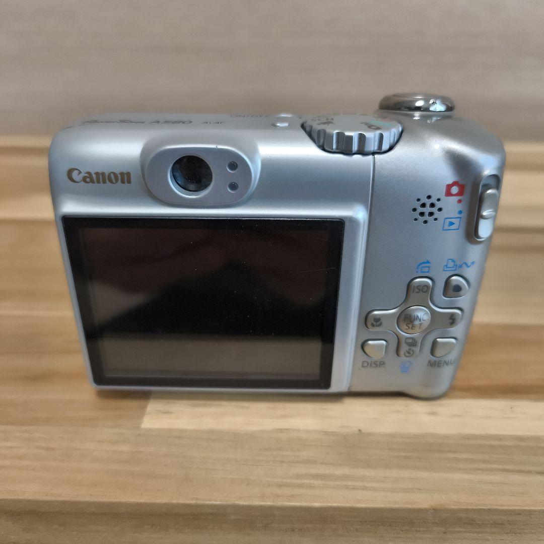 Canon PowerShot A580 コンパクトデジタルカメラ　単3電池式