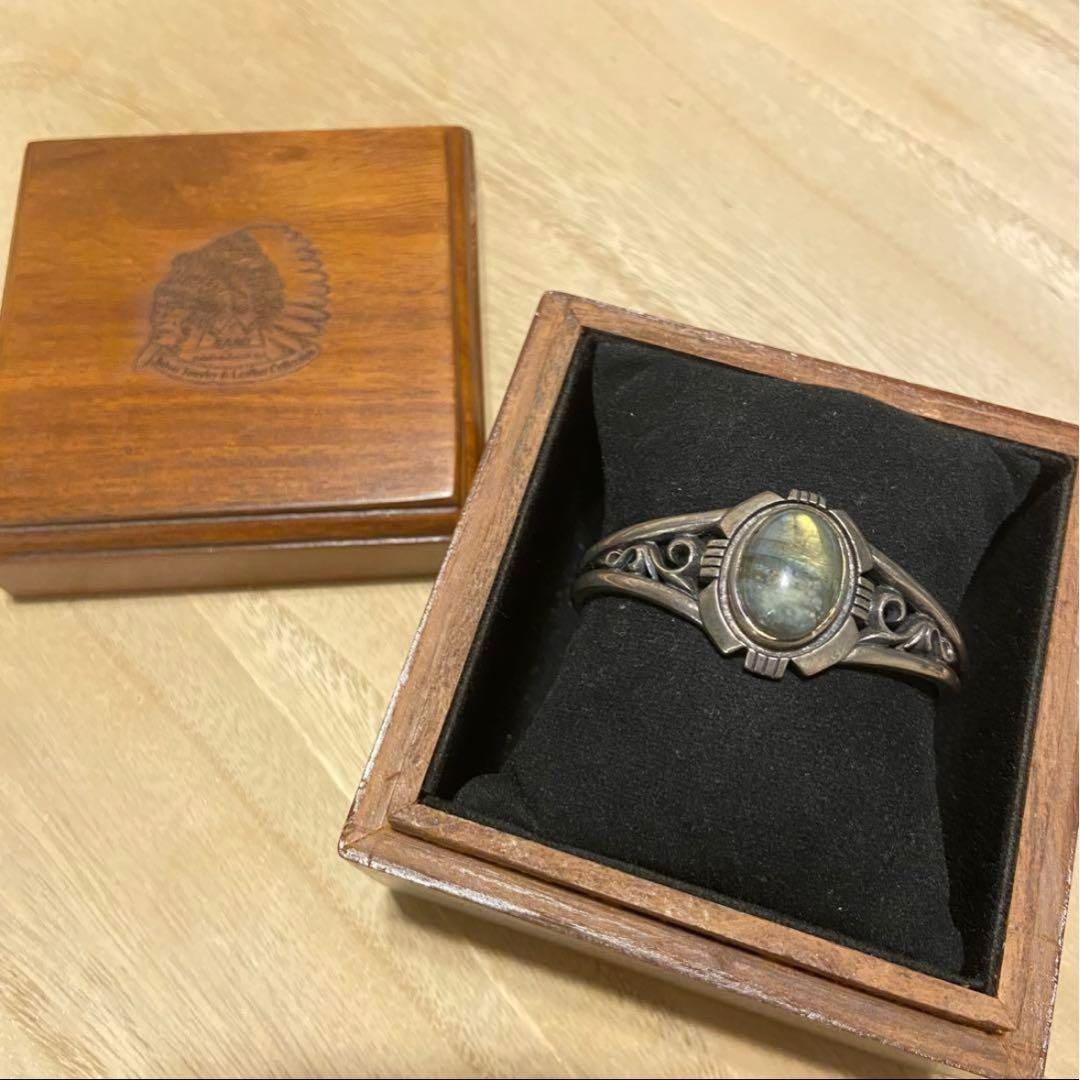 インディアンジュエリー　バングル　シルバー　SAAD