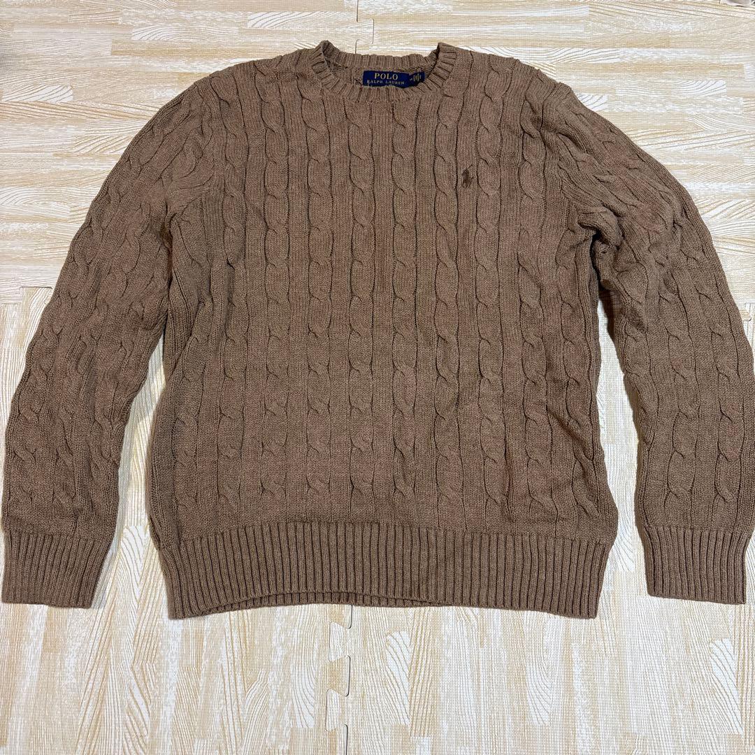 Polo Ralph Lauren ケーブルニットセーター　ベージュ