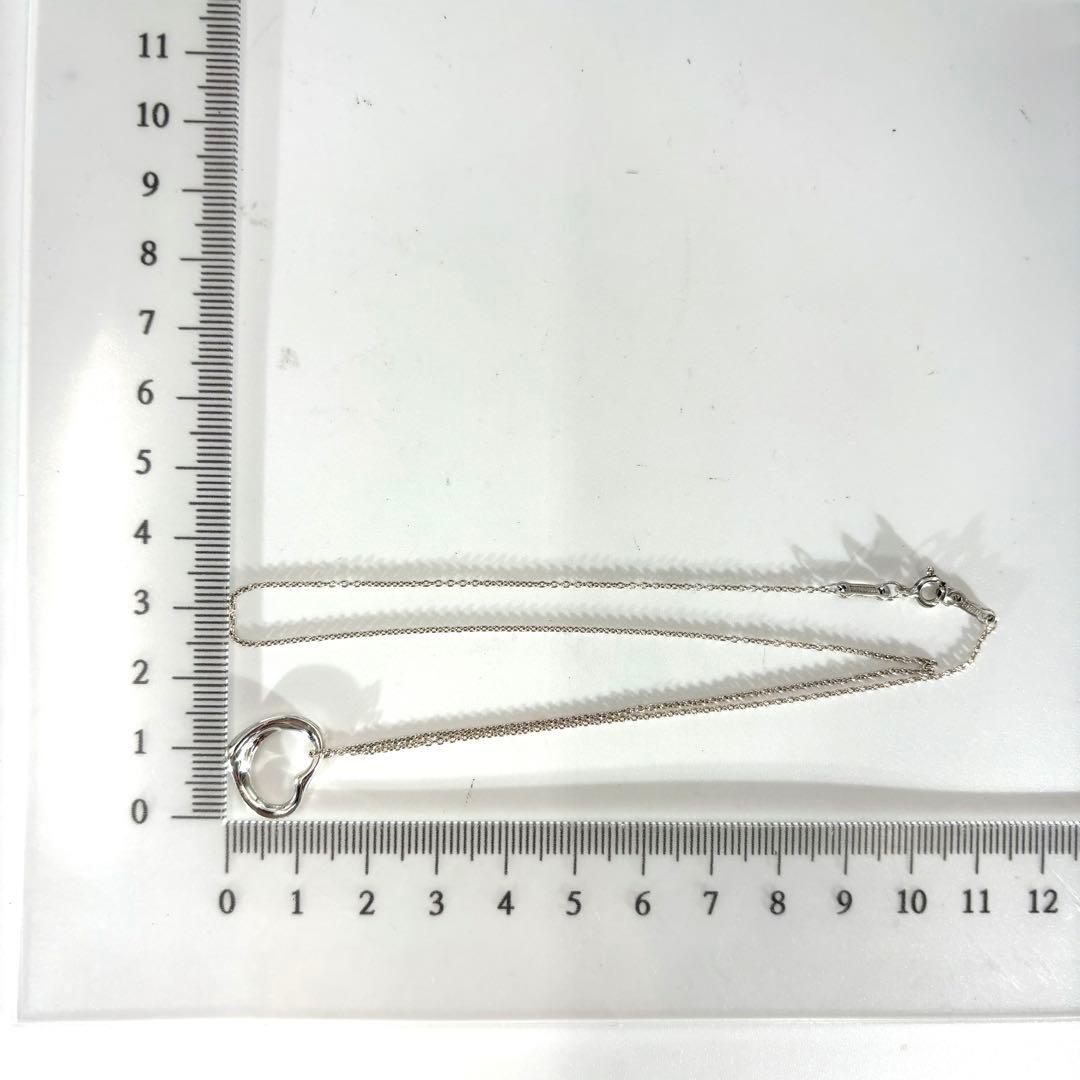 【光沢艶感仕上げ】ティファニー オープンハート シルバー925 ネックレス