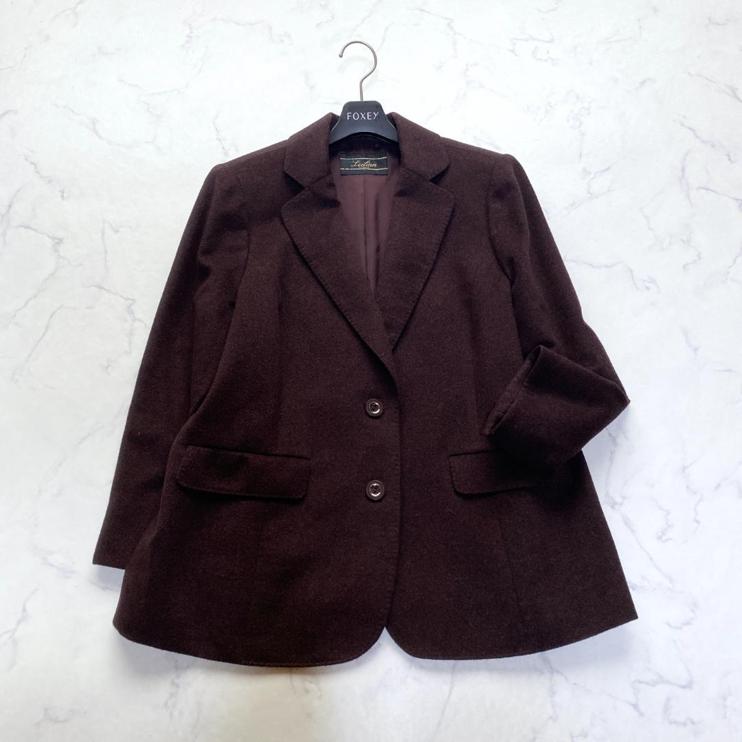 美品✨レリアン ロロピアーナ サイズ13 カシミヤ100 テーラード 2B