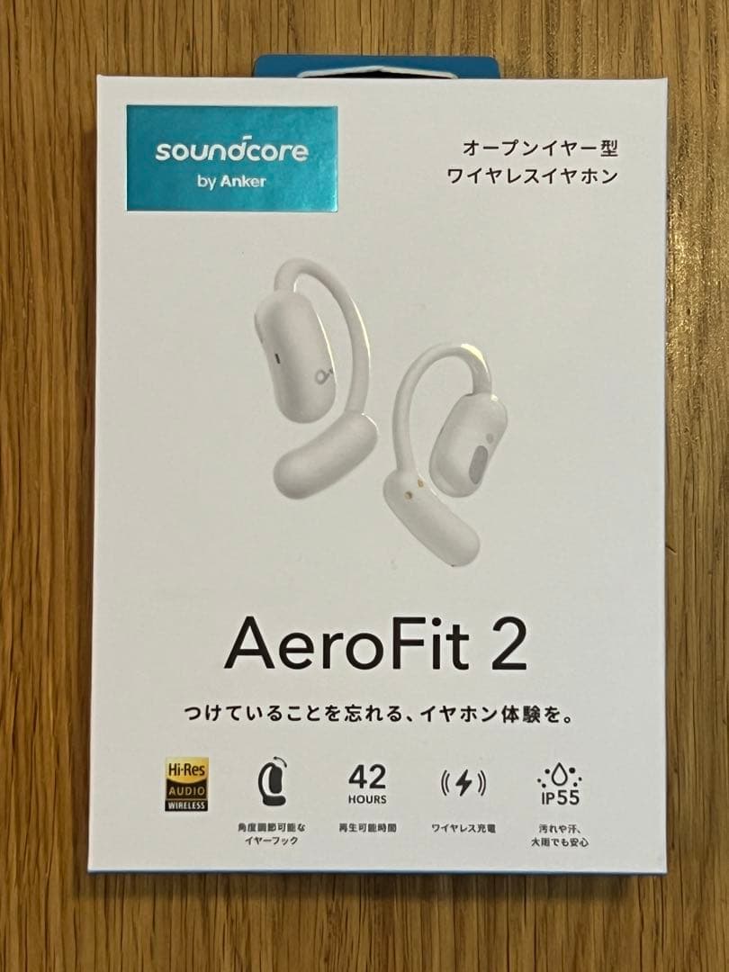 soundcore AeroFit 2 パールホワイト A3874N21