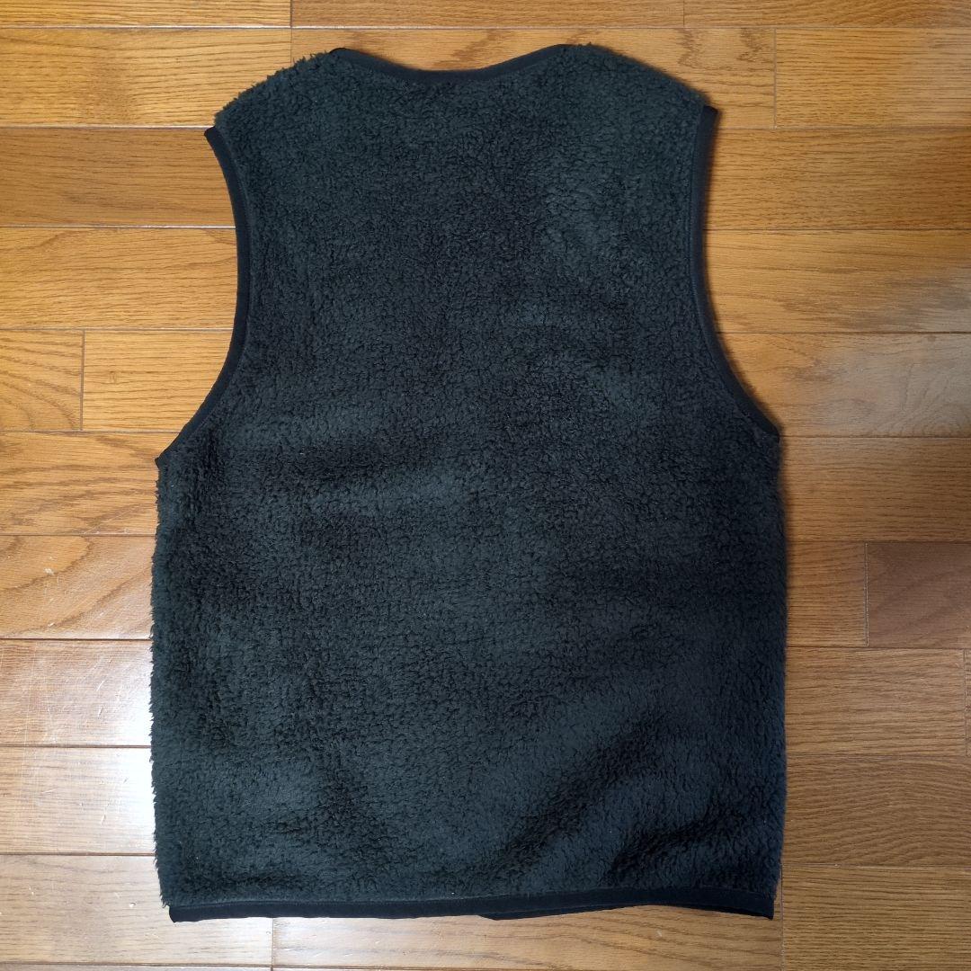 【 美品 】 パタゴニア ベスト ノーカラー ブラック ユニセックス 黒 XS