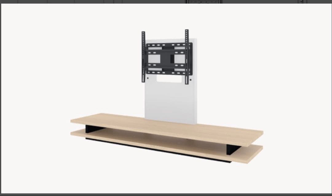 【注意】レグザ　純正　壁寄せテレビスタンド　ローボード　壁掛け　テレビ台