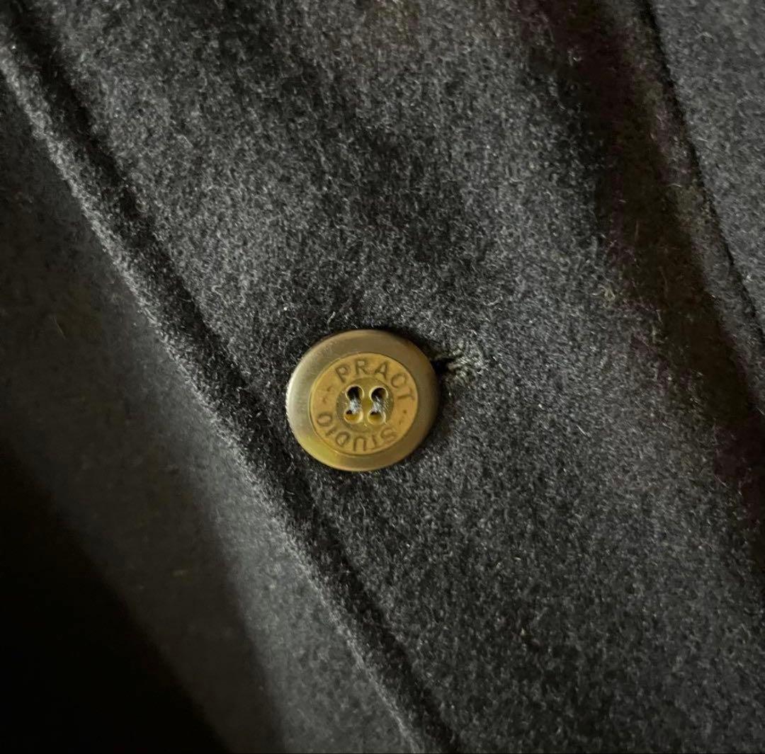 ビンテージ ウール ハンティングジャケット ネイビー 古着 カバーオール