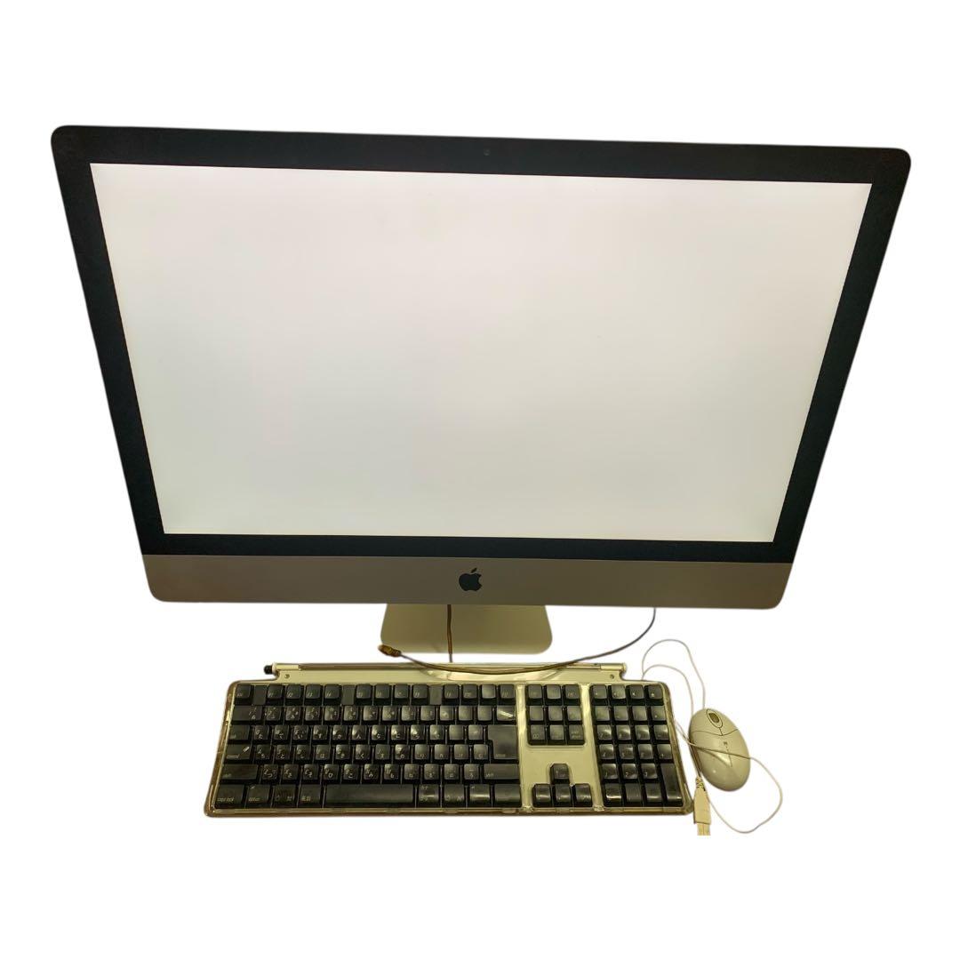 【ジャンク品】Apple iMac27インチ　マウス+キーボード付き