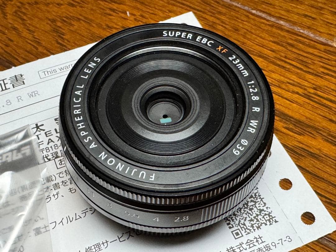 FUJIFILM XF 23mm F2.8 R WR（ブラック）