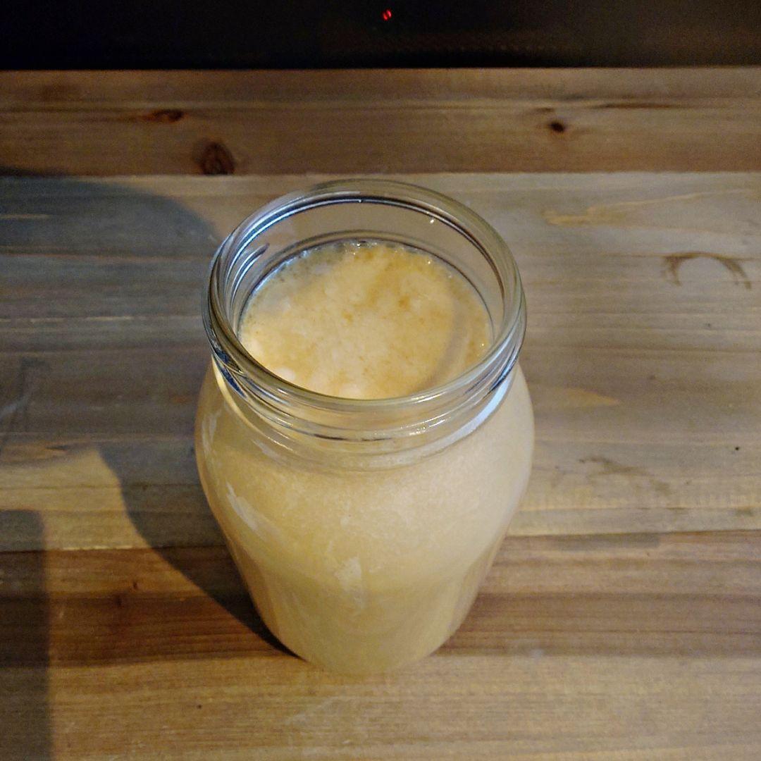 日本蜜蜂のはちみつ　結晶化　蜂蜜　百花蜜　ニホンミツバチ　国産　非加熱　無添加