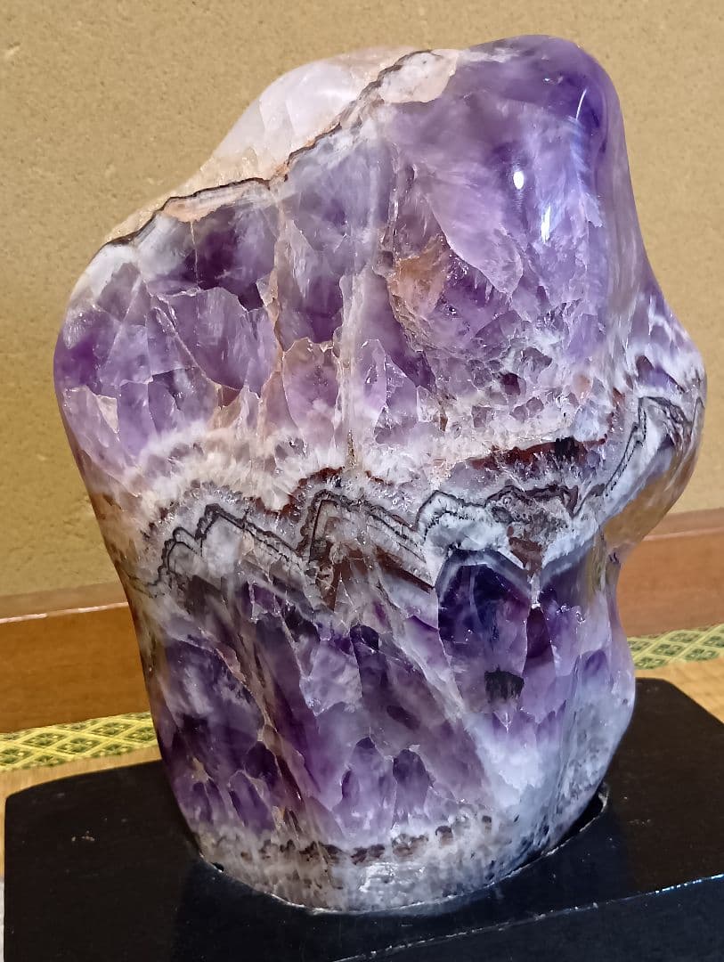 ‼️最終値下げ16000円‼️シェブロンアメジスト原石、メノウ2点セット‼️