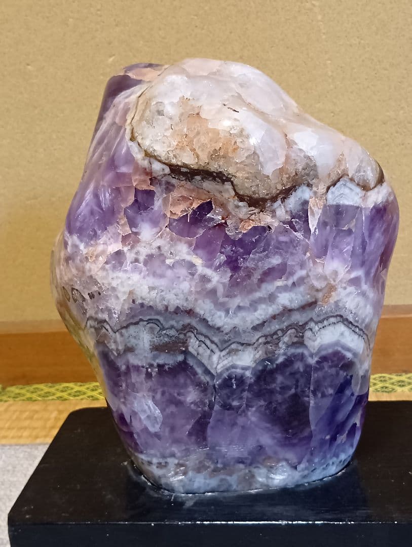 ‼️最終値下げ16000円‼️シェブロンアメジスト原石、メノウ2点セット‼️