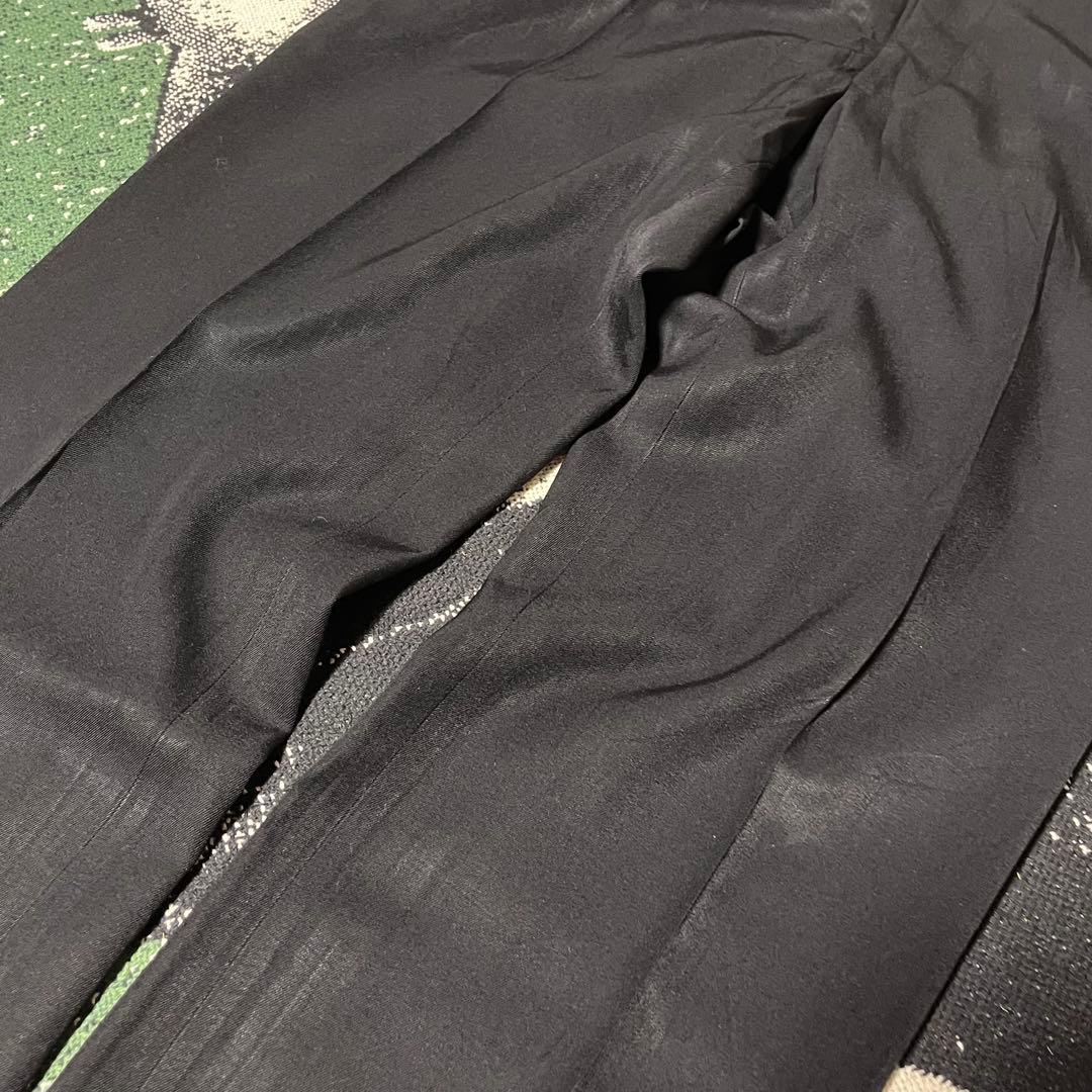 ぺ*ぺ様 50s 60s ブラック レーヨン ギャバジン スラックス ヴィンテー