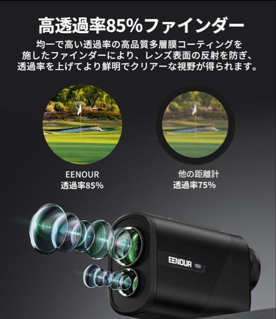 【新品未開封】U800+ 3点間測定付 レーザーゴルフ 距離計 ホワイト