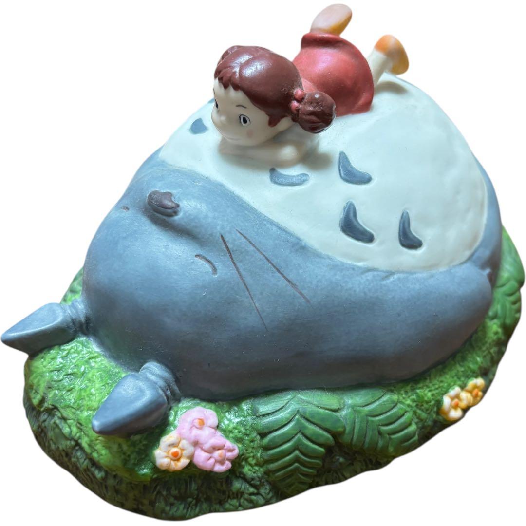 【希少】となりのトトロ 陶器 オルゴール メイちゃん トトロ 昼寝 ジブリ 置物