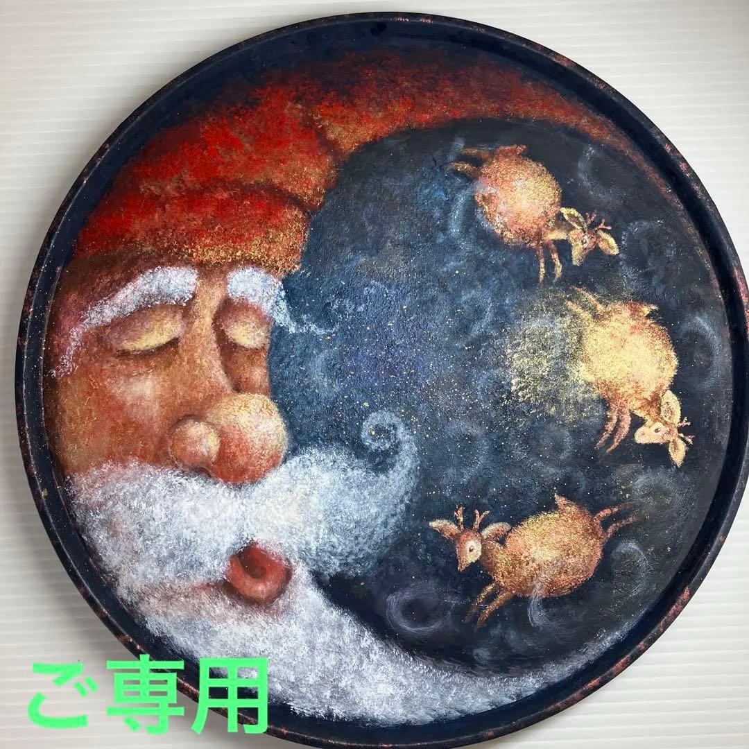 トールペイント作品♡ボビータカシマ♡Snoozing Santa Moon...