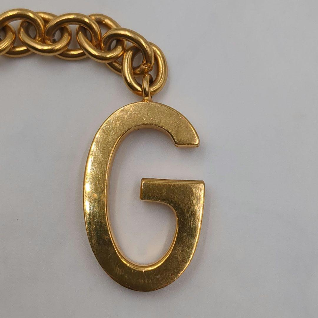 美品 GUCCI グッチ ホースビット ロゴ ネックレス チェーン