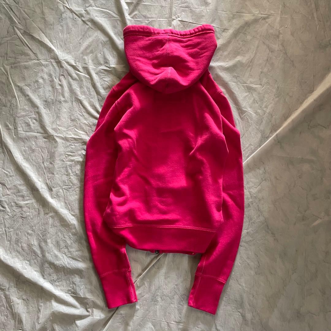 00s アバクロ y2k archive ピンク ジップパーカー 平成ギャル