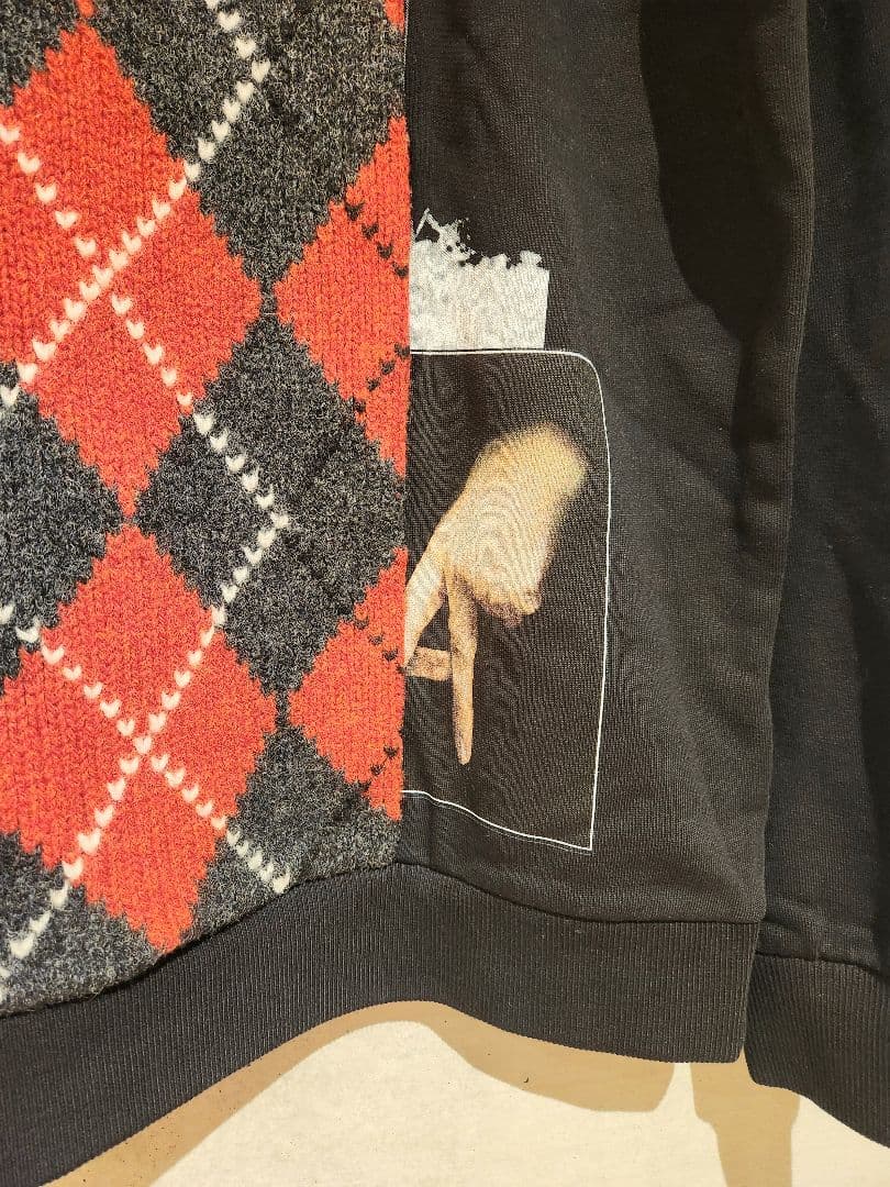 【限定値下げ】GIVENCHY ジバンシィ ニット切り替えトレーナー