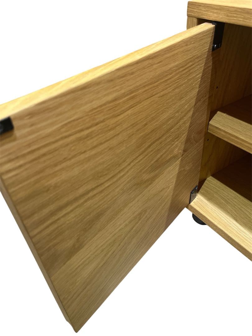 美品　無印　テレビボード　スタッキングキャビネット　オーク