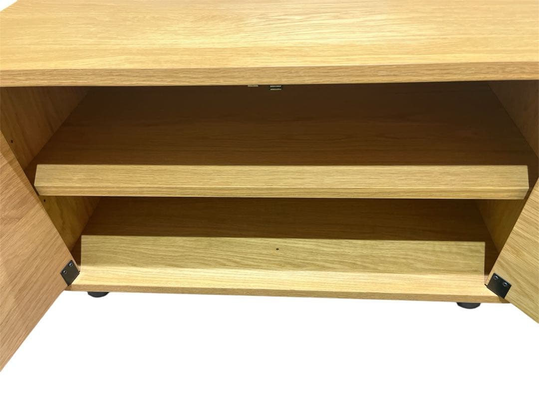 美品　無印　テレビボード　スタッキングキャビネット　オーク