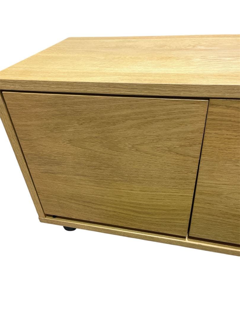 美品　無印　テレビボード　スタッキングキャビネット　オーク