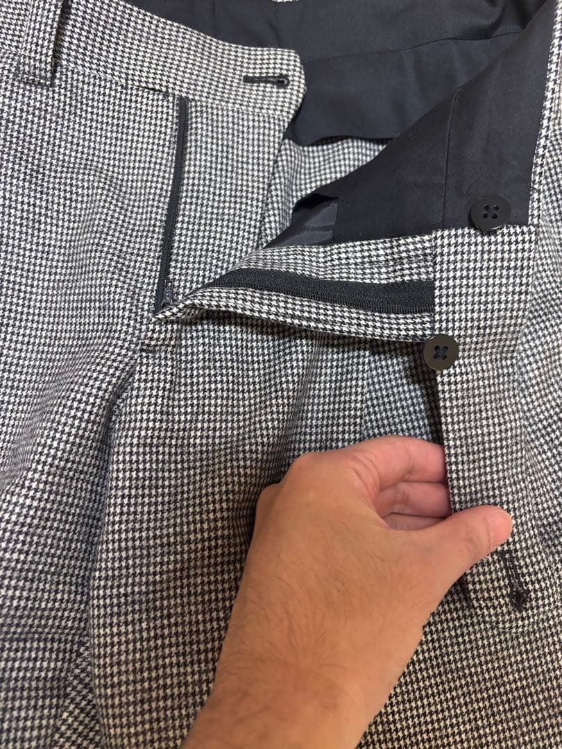 BEAMS F【別注】IGARASHITROUSERS / ハウンドトゥース44