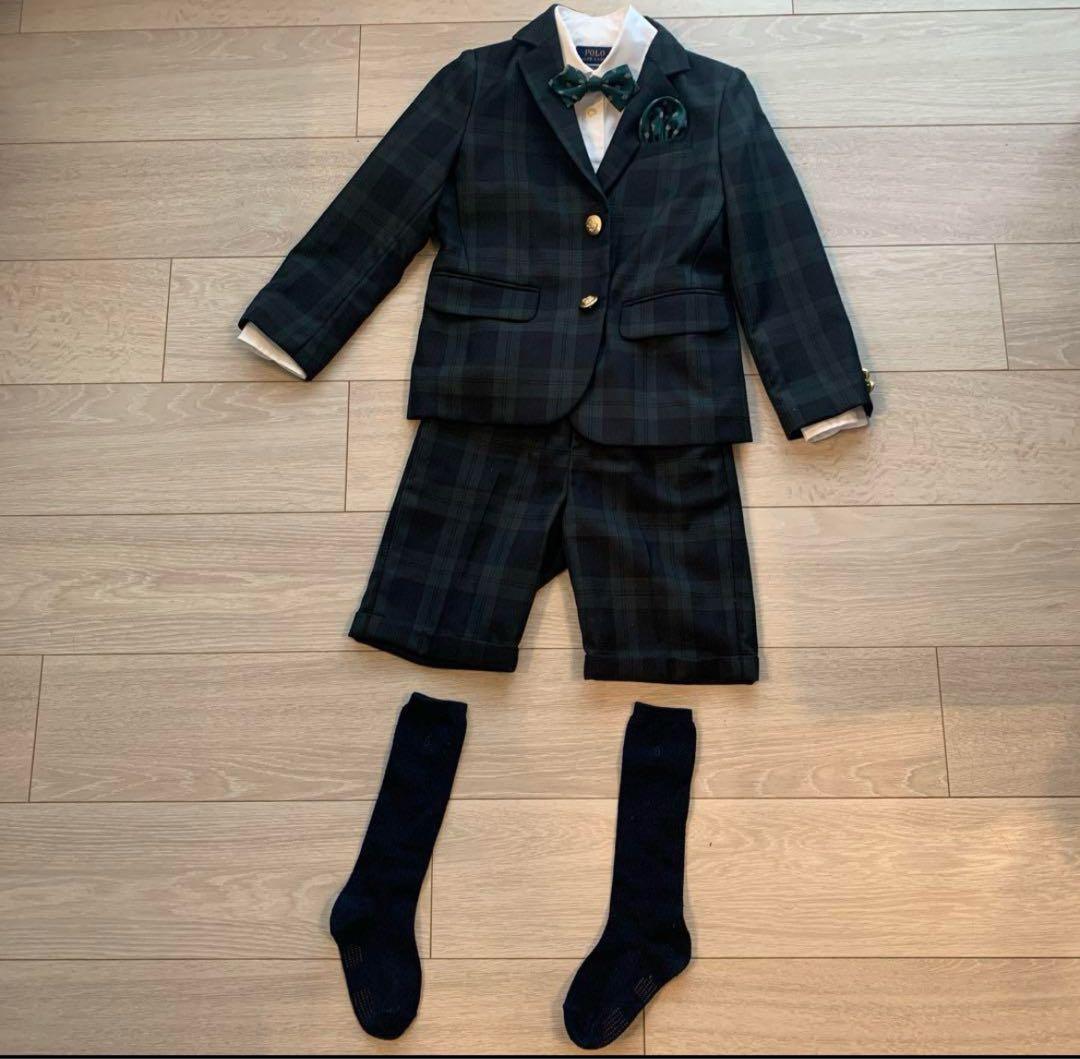 【6点セット・おまけ付】グリーンレーベルリラクシング セレモニースーツ 男の子