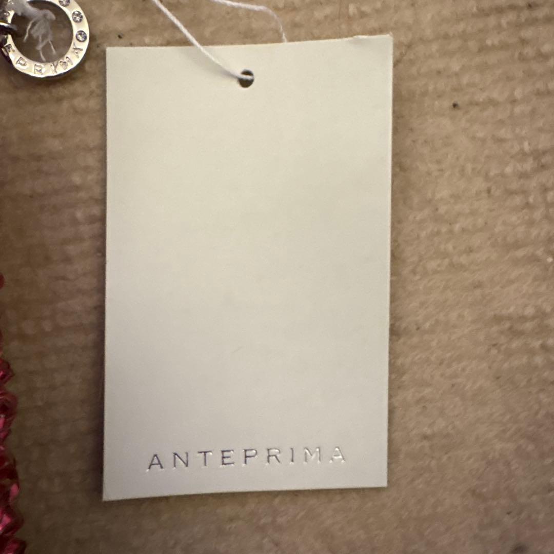 ANTEPRIMA ピンク ビーズショルダーバッグ