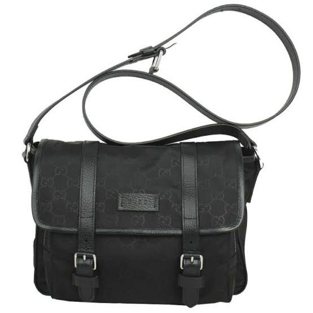 新品未使用品 GUCCI ナイロンロゴショルダーバッグ ユニセックス