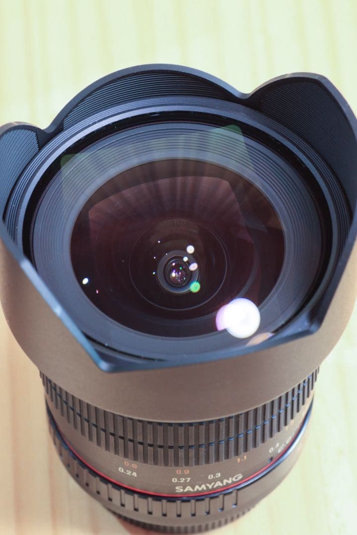 SAMYANG F2.8/10mm 超広角レンズ　キヤノンEF-Sマウント