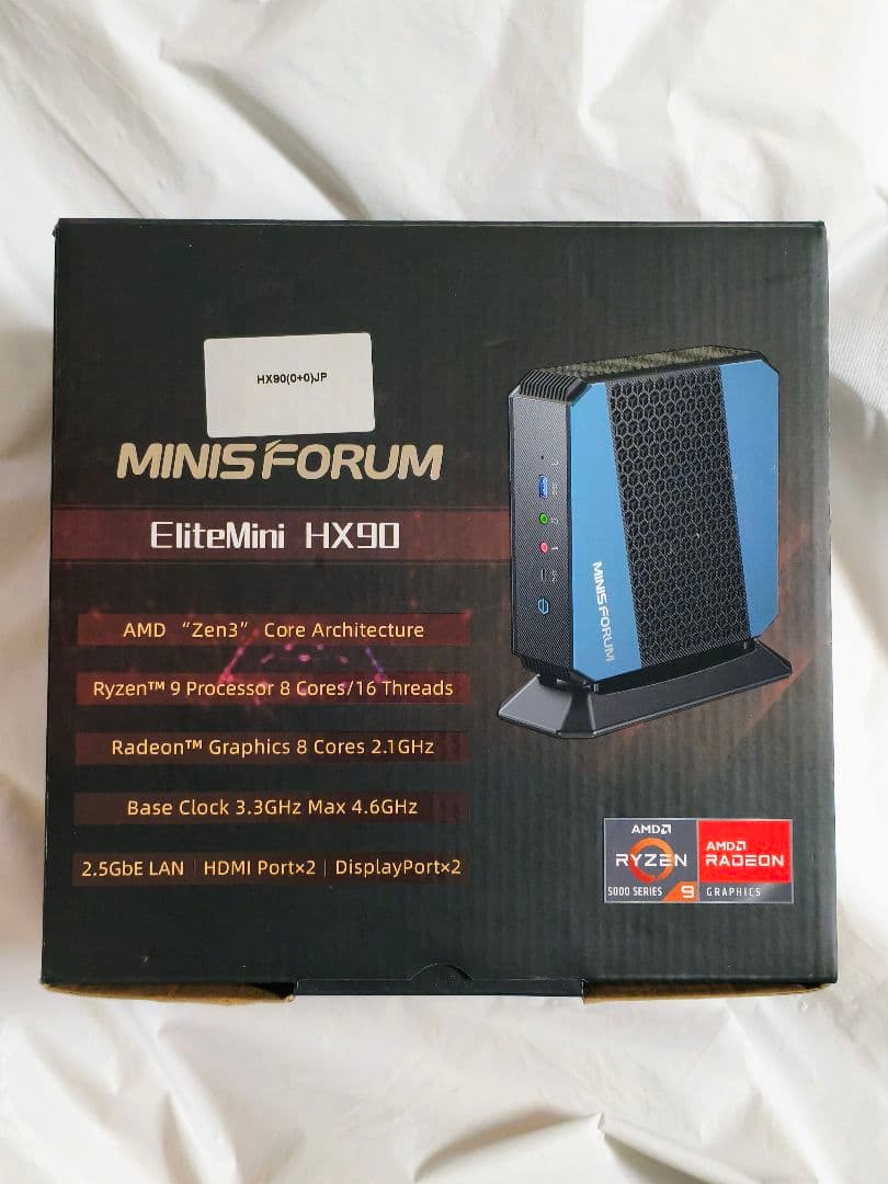 MINISFORUM HX90 小型PC Ryzen9 5900HX 美品