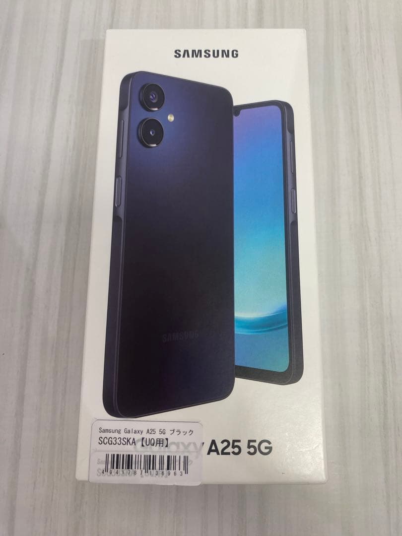 【動作確認済】Samsung Galaxy A25 5G 本体 ブラック