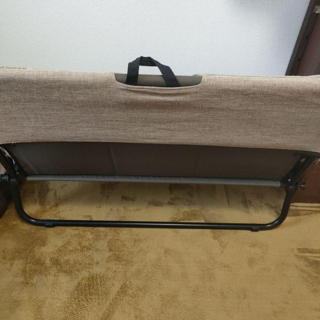 ロゴス（LOGOS）glamorous BASIC 折りたたみソファ カバー付き