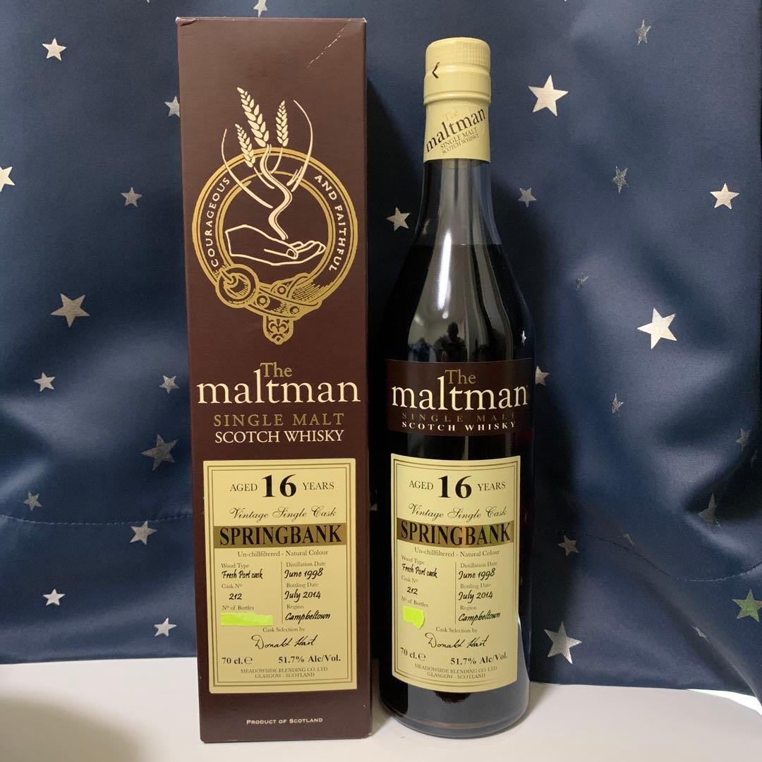 The Maltman Springbank 16年 スプリングバンク
