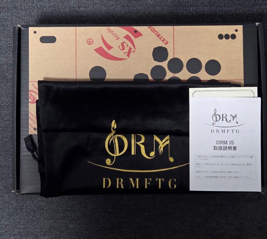 DRM JS アケコン 24mm 天板カスタム用クリアパネルセット