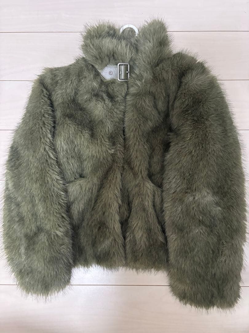 ラグアジェム　POCKET POINT FAUX FUR コート