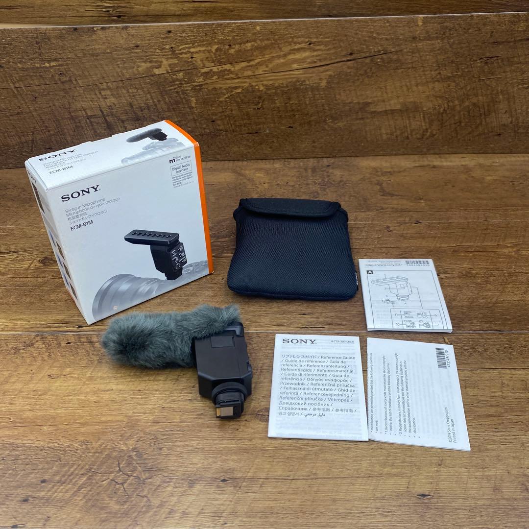 SONY ショットガンマイクロフォン ECM-B1M X-137