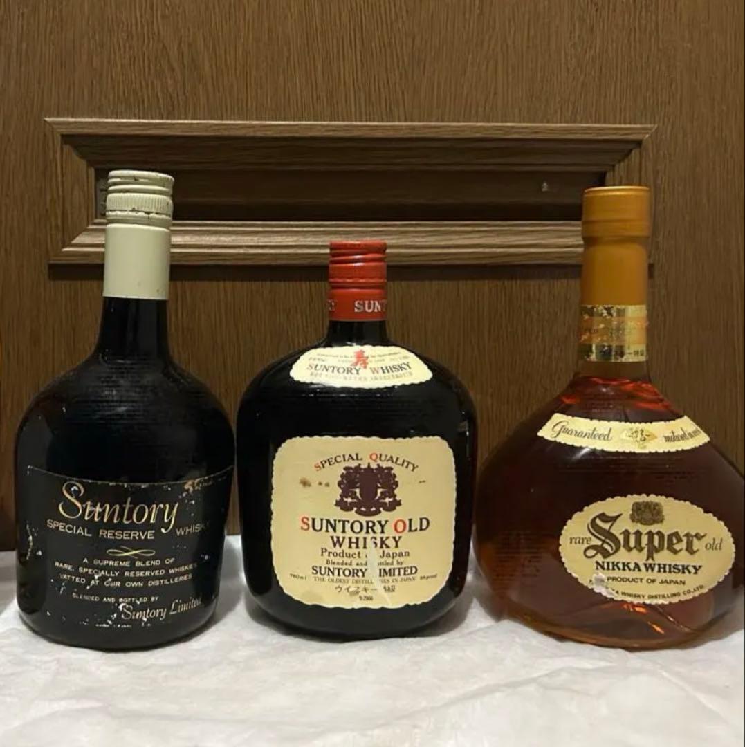 【超格安タイムセール！特級ボトル】ジャパニーズウイスキーオールドボトル3本セット