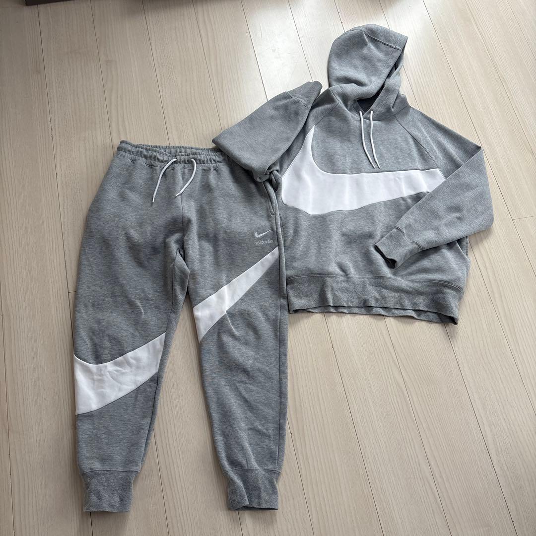 Nike フーディー スウェットパンツセット Lグレー
