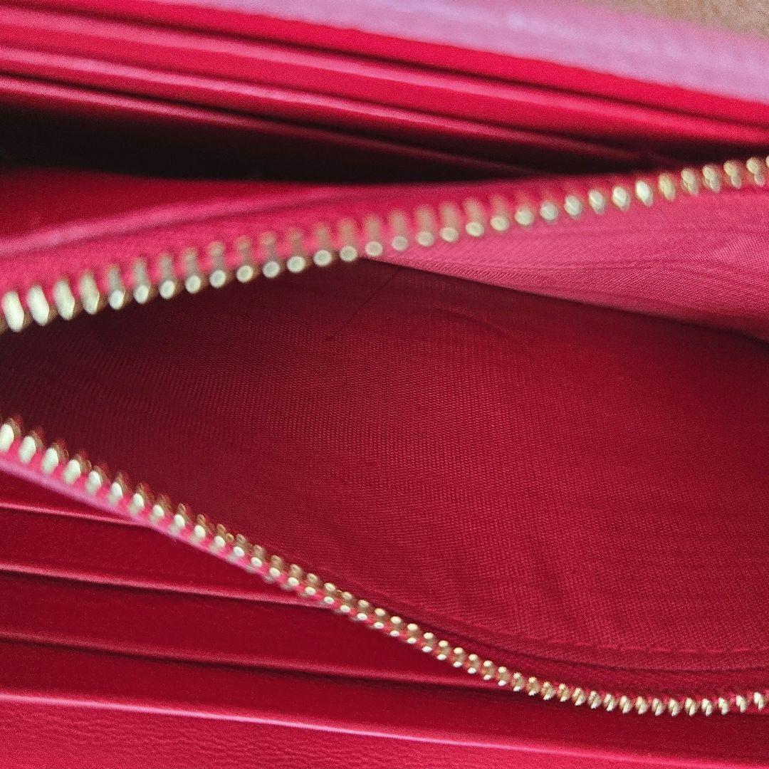 【美品】正規品！BVLGARI ピンク レディース長財布