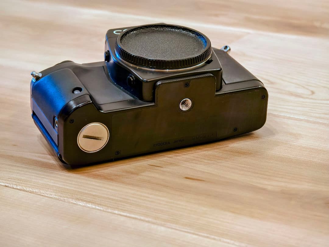 【動作未確認、箱・付属品付き】CONTAX Aria ボディのみ