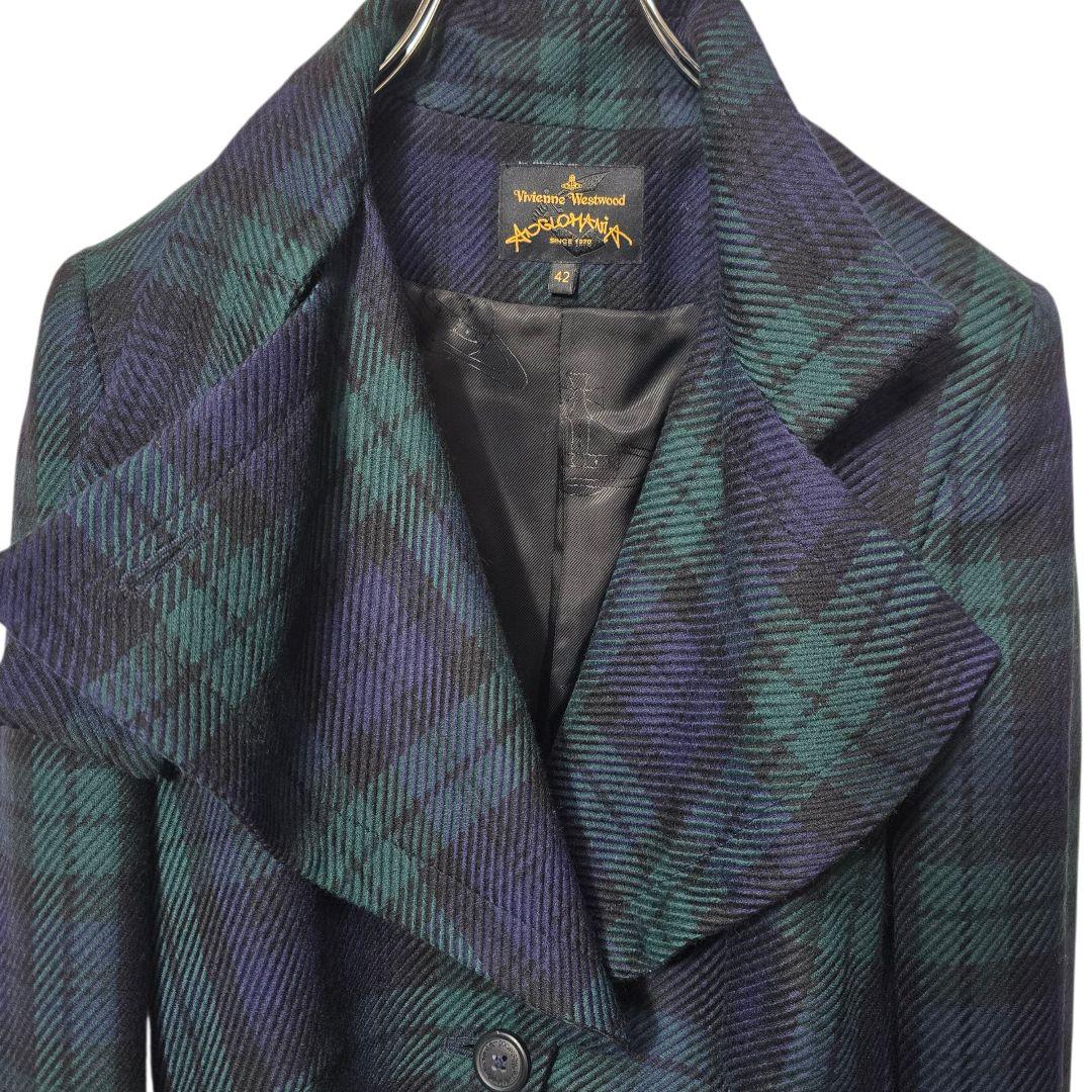 ヴィヴィアンウエストウッド アングロマニア タータンチェック 変形ジャケット
