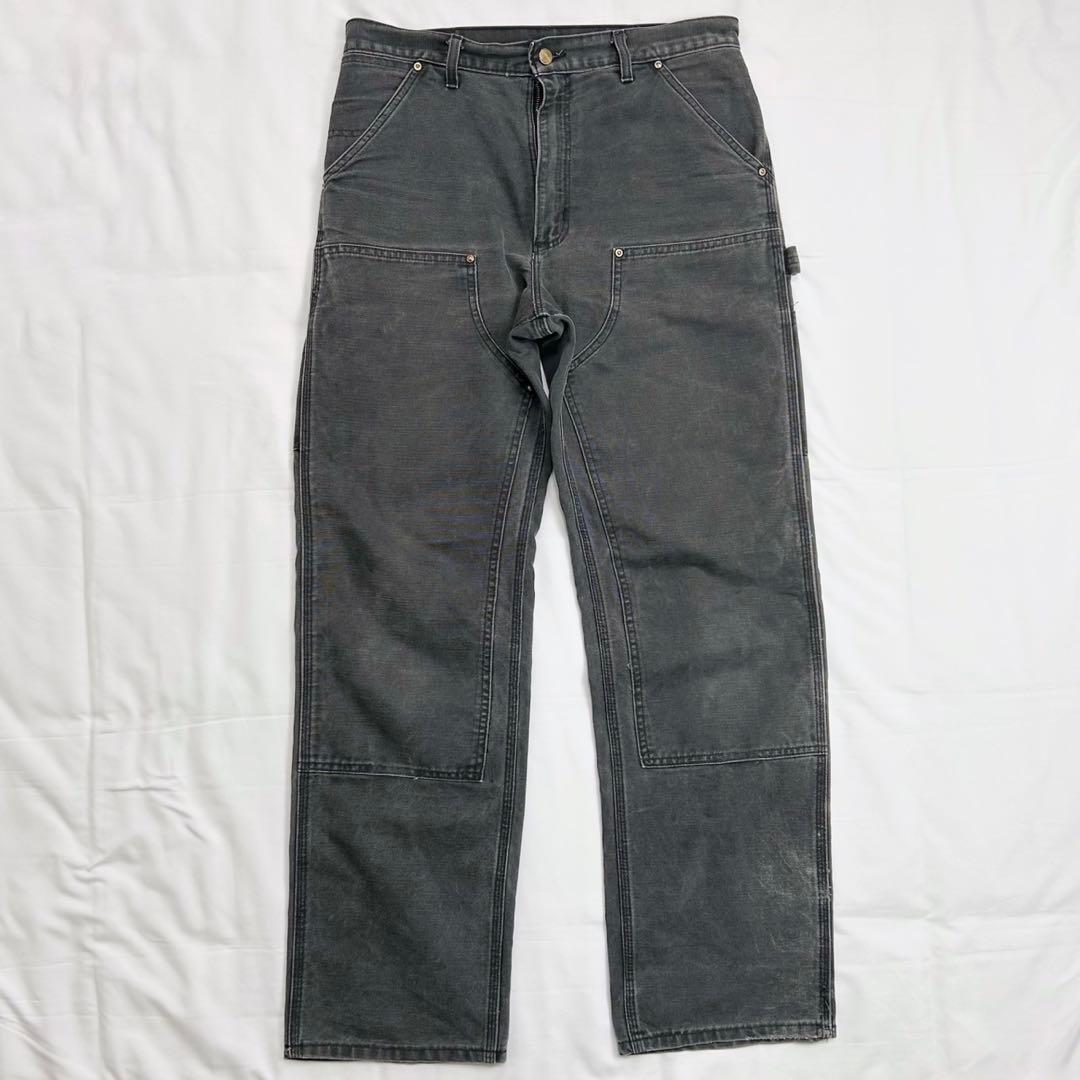 USA製 フェード Carhartt カーハート ダブルニー ペインターパンツ