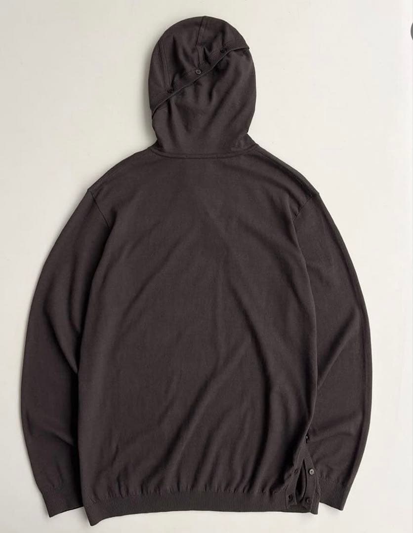 トップス 8.0 KNIT HOODIE CENTER (BROWN)