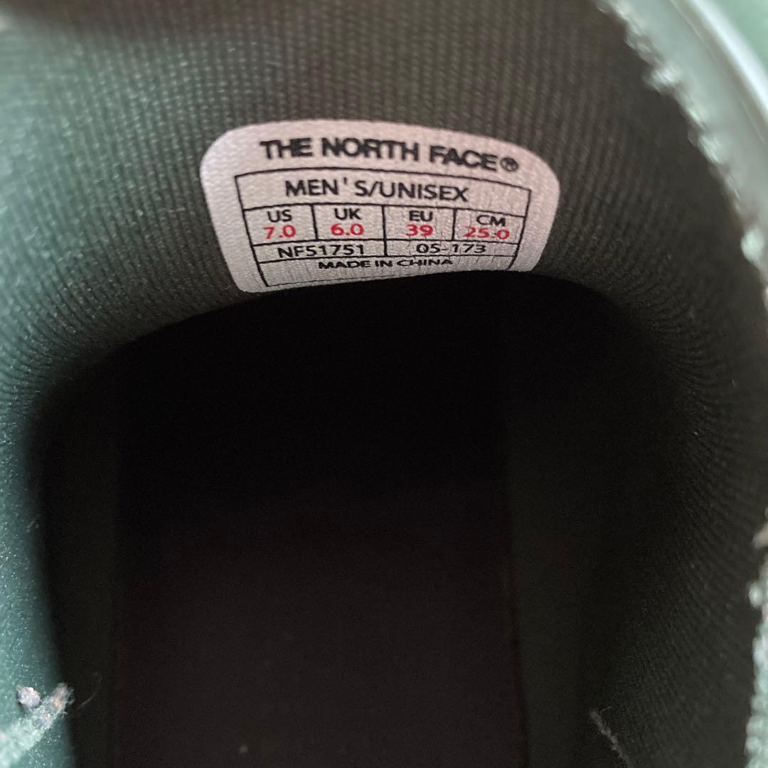 ノースフェイス　レインブーツ　25センチ