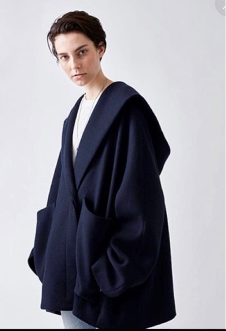 ロンハーマン別注 the row ザ ロウ フードコート　ブラック