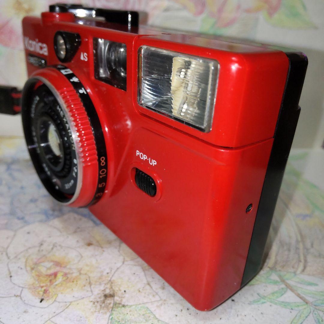 ☆☆極上級美品❕完動品☆☆ Konica C35 EF3 レッド